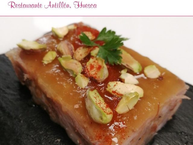 Restaurante Antillón > Gelé de cochinita