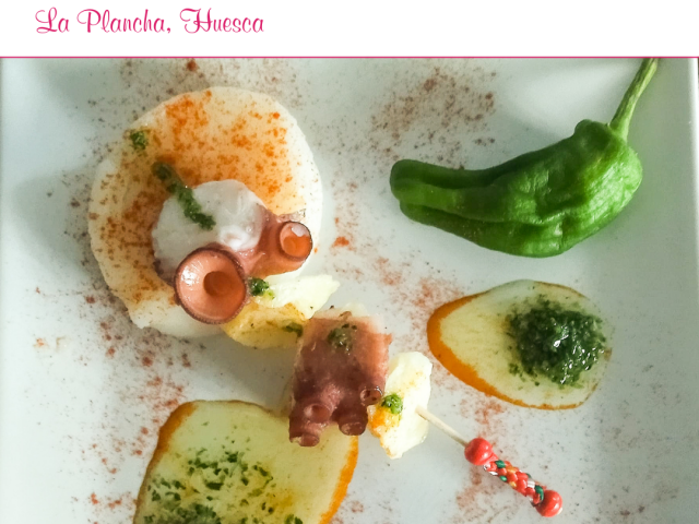 Pulpería La Plancha a Estribor > Brocheta de pulpo