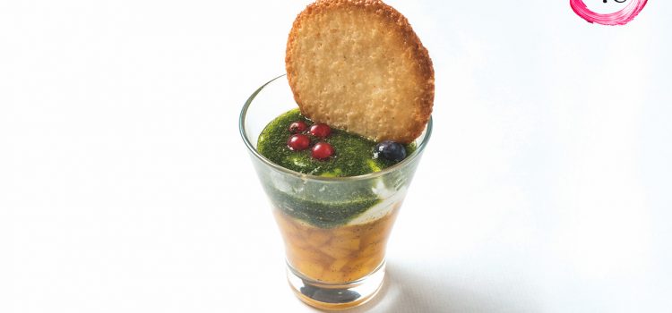 Tapa-postre «Teruel Existe» del Restaurante Lilium