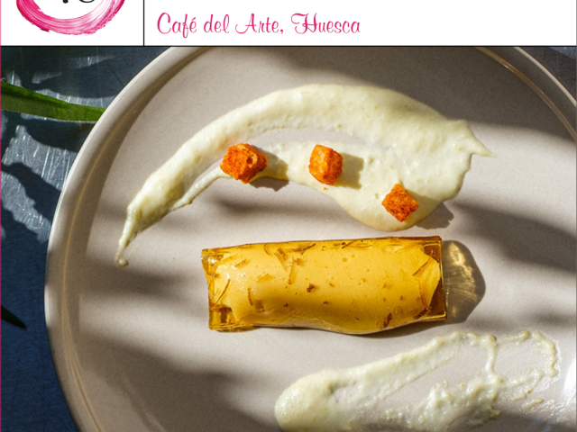 Café del Arte > Ravioli de queso nube y umami
