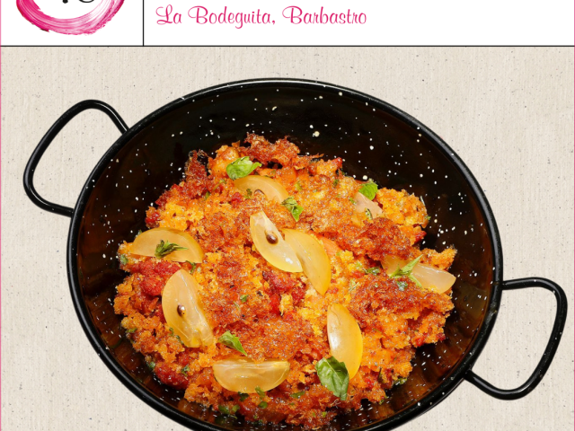 La Bodeguita > Migas de pastor con puntilla de huevo