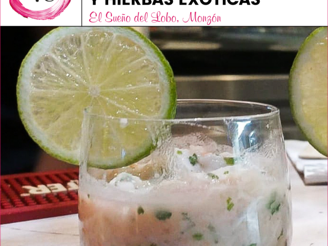 El Sueño del Lobo > Ceviche de dorada al toque de cilantro y hierbas exoticas
