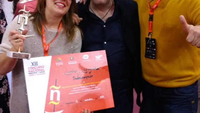 Ramón Lapuyade, subcampeón en el Concurso Nacional de Pinchos y Tapas de Valladolid