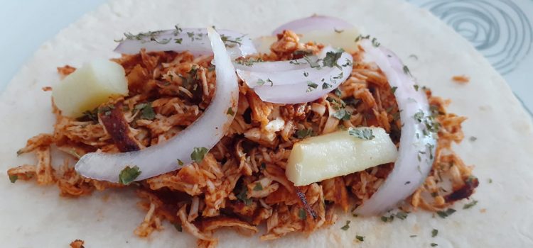 Cafetín de la Pastelería Trallero > Taco de carne con sus especias
